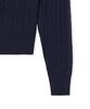 Nodeuyuumeon Witty Cable Round Knit [Navy]