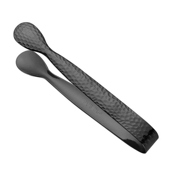 Stainless Steel Ice Tongs Mini Sugar Tongs Stainless Steel 304 Food Grade Compact Ice Cube Clip Non-Slip Grip Tongs for Coffee Sugar Cubes Bar Hot