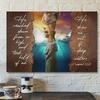 God Canvas Prints, Jesus Canvas Art Painting, He Reached Down From On High Bible Verse Canvas Wall Art, For Bathroom Bedroom Living Room Decoration