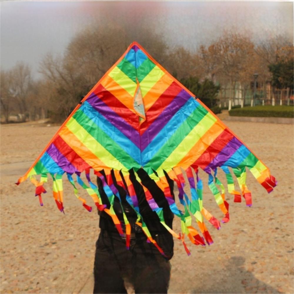 Easy to Fly Large Delta Kites 1.1/1.4 m Outdoor Flying Toy Children Cartoon Kite  Kids & Adults