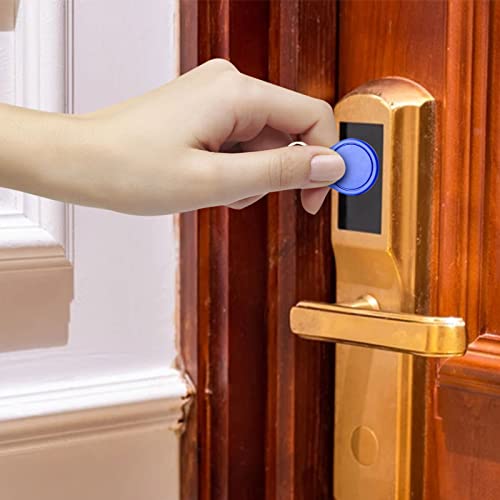 RFID Key Fob: 100 Pack 13.56 MHz NFC Tag UID Changeable Rewritable Keychain for Access Control Systems Hotel Locks Campus Entry Parking Entry