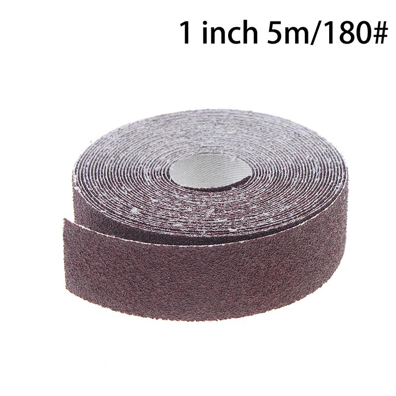 1 Zoll Schleifleinenrollen, Endlosschleifpapier Geeignet für Holzschleifen, Metallpolieren, Autodetailing