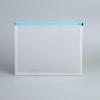Custom Logo Transparent A4 Zipper Bag - Cartoon Pencil Case, Student Stationery, Waterproof PP Office File Holder