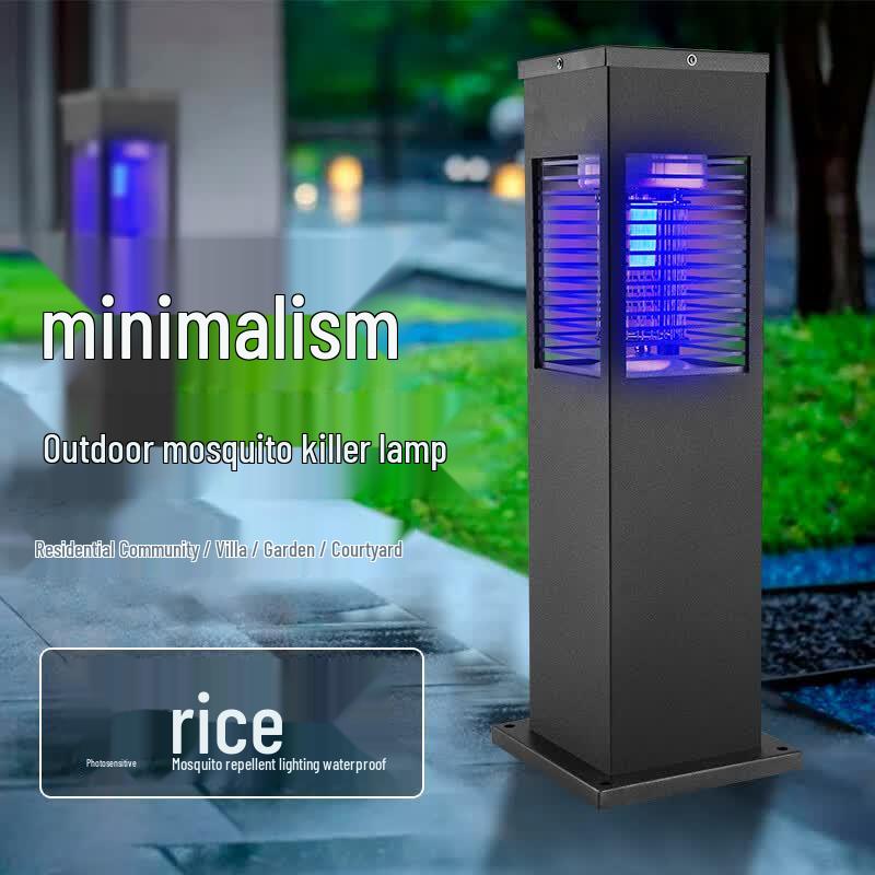 Outdoor Waterproof Solar Mosquito Killer Lamp with Lighting
