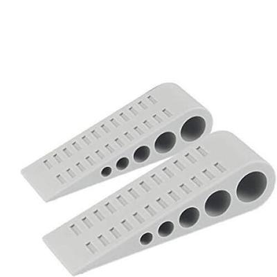RSINC Rubber Door Stopper with Holder Stackable and SlipResistant Tiles Carpet B07NKJF16S