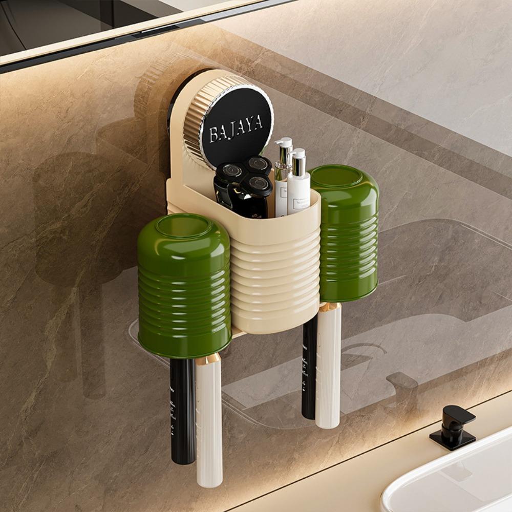 

Suction Cup Toothbrush Rack Dustproof Toothbrush Storage Box New Electric Toothbrush Storage Rack зелений