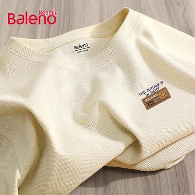 T-shirt a maniche corte in maglia waffle da uomo Baleno