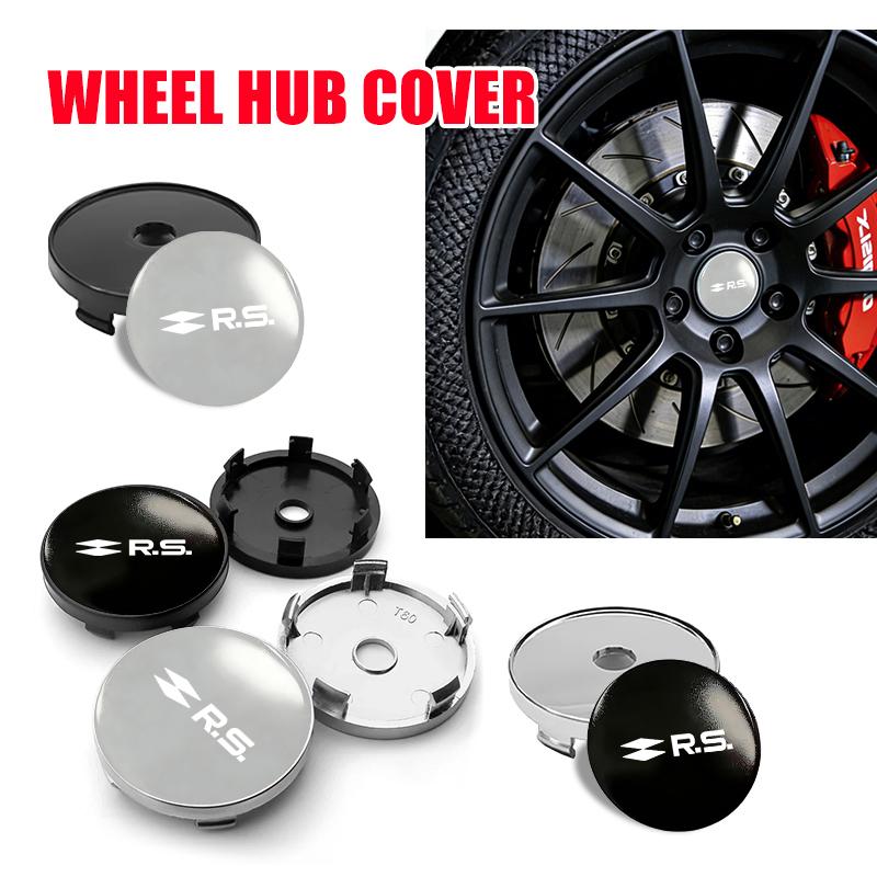 Universal 60mm Car Wheel Hub Cover Auto Anti-Dust Wheel Center Cap For Renault Clio Koleos Megane Espace Dacia RS Kadjar ZOE