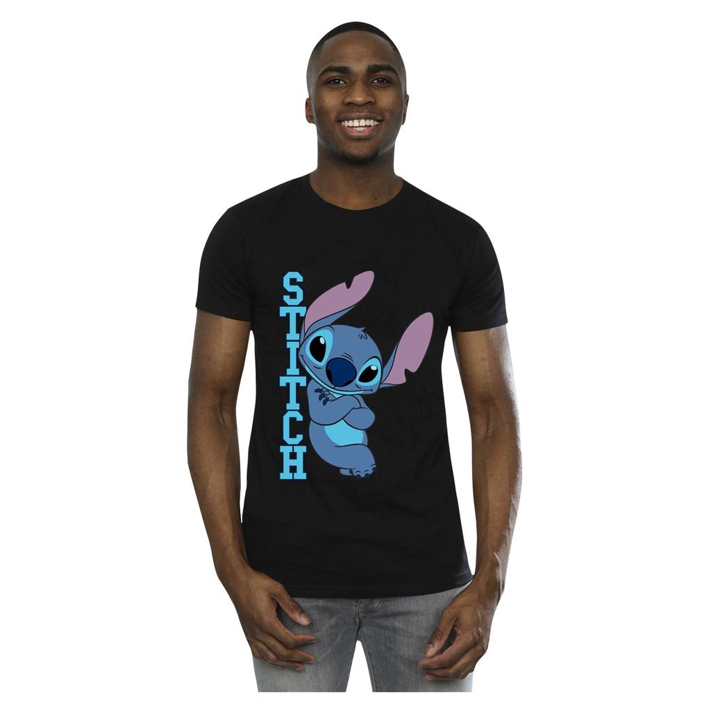 Disney Mens Lilo And Stitch Posing T-Shirt
