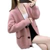 2024 Autumn Women's Fashionable Loose Knit Cardigan Sweater - Little Fragrant Style