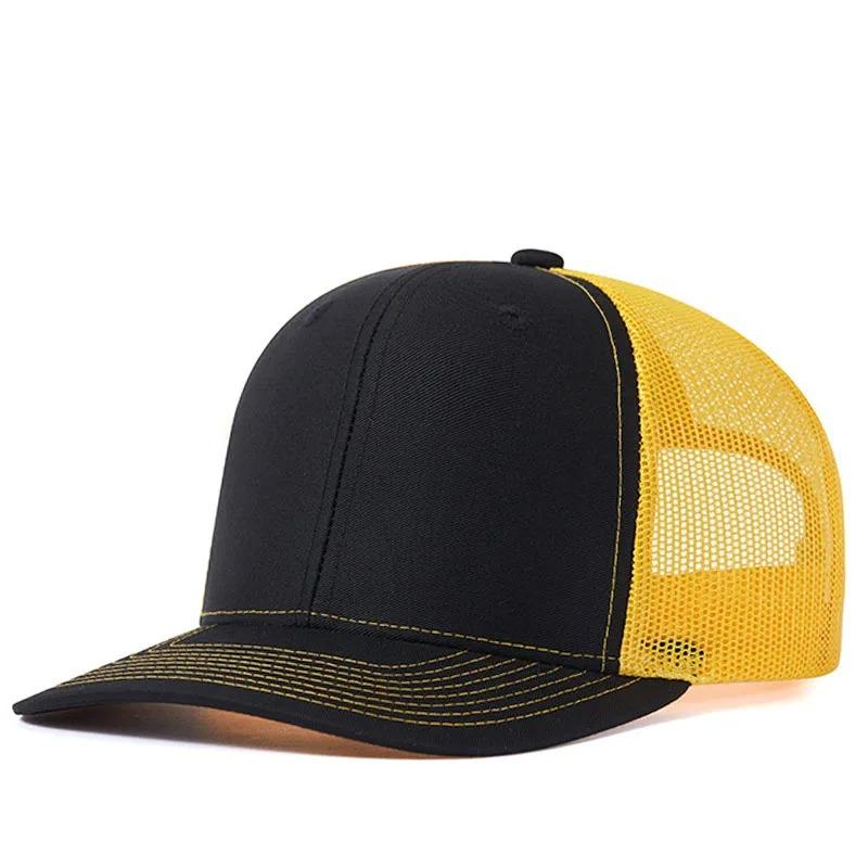 Fresh Latest Brand New 1Pc Unisex Cap Slight Curved Brim Style Trucker Hat Men & Women Casual Outdoor Air Permeable Ventilated Summer Cap