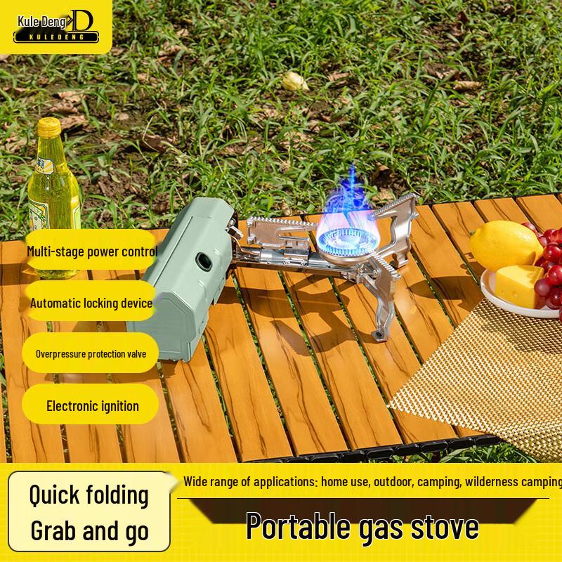 Foldable Outdoor Camping Stove & Grill