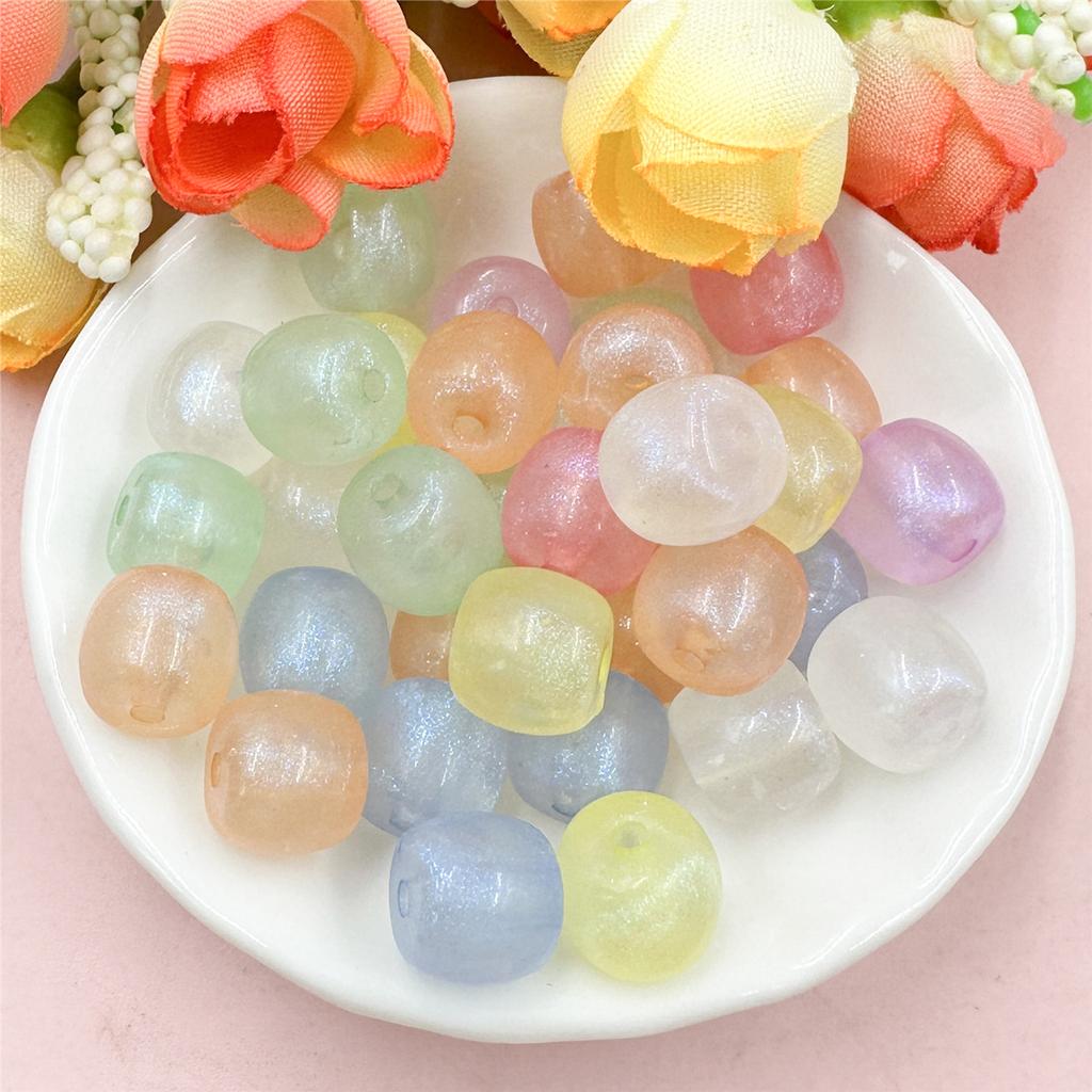 Colier Hanmade DIY 9.7*10.8mm Accesorii Bijuterii Mărgele Libere Cercei Fashion 100 BUC Confecționare Bijuterii Acrilic 8 Culori Brățări