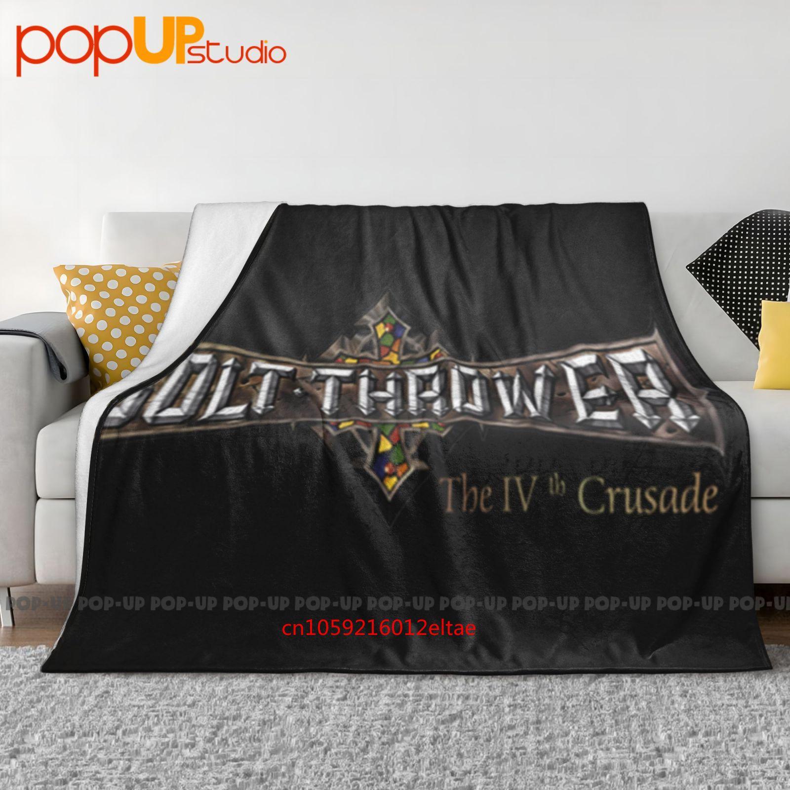 Bolt Thrower Death Metal Band Ultra-Weiche Decke Steppdecke Winter Sofaüberwurf Bettbezüge Size: 100*150cm, Weight: 280 GSM