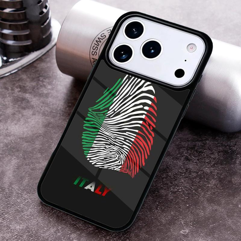 Italy Italia National Flag Phone Case for iPhone 17 16 15 Pro Max Air 14 13 12 11 Plus Shockproof Cover