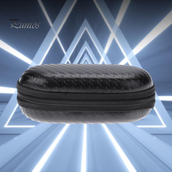 Husă rigidă de călătorie din EVA pentru căști compatibile cu Bluetooth, rezistentă la șocuri, cu buzunar din plasă, organizator pentru cabluri de încărcare