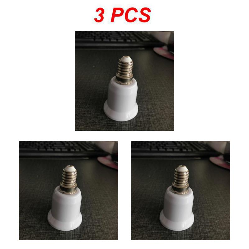 1/3/5pcs E14 To E27 Converter Lamp Bases Light Bulb Adapter Lamp Bulb Socket Base Holder Converter 110V 220V Room Lighting