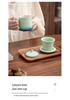 Palace Museum Ceramic Tea Mug with Lid: Elegant Business Souvenir Gift Box