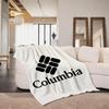 Brand C Columbia Throw hot Flannel Throw Blanket Suitable for Sofa Living Room Bedroom soft