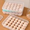30 Grids Refrigerator Egg Holder Large Capacity Egg Tray Egg Storage Box  Home Use