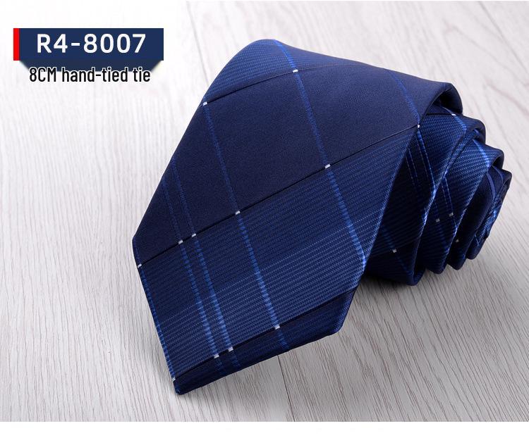 

Галстук ручной работы из южнокорейского шелка, мужской, жаккардовый в полоску