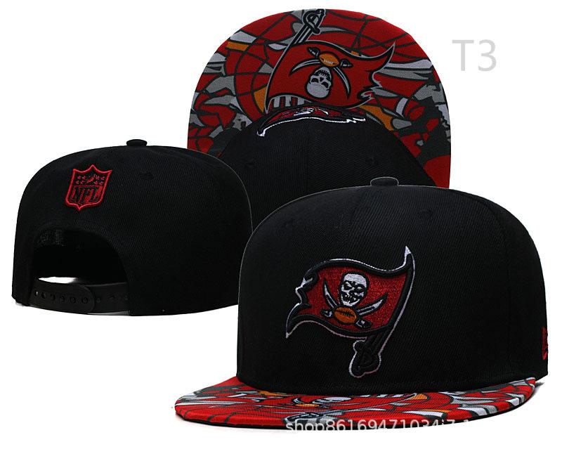 Nfl New Embroidered Buckle Cap Flat Edge American Football Team Cap Pirate Hat Visor Sa Baseball Cap
