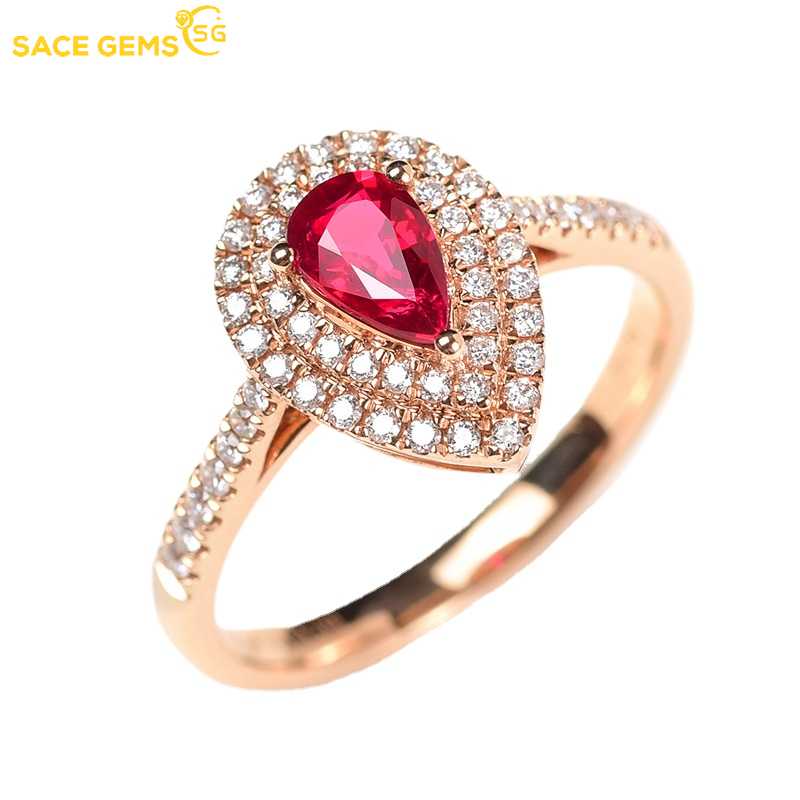 

SACE GEMS Роскошное кольцо с каплями воды из медного сплава с цирконом, женские украшения, свадебное обещание, подарок для вечеринки