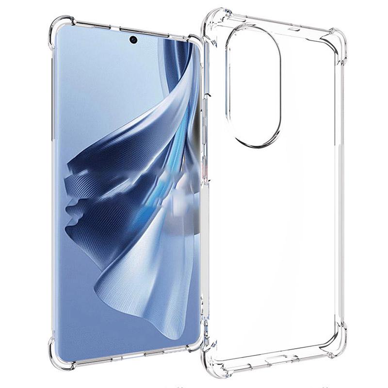 

For Oppo Reno10 Pro 5G (Global)/Reno10 5G (Global) Anti-Drop Clear Phone Case Non-Slip TPU Cell Phone Cover A