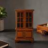 Miniature Furniture Detailed 1:12 Scale Wooden Dollhouse Display Cabinet Decorative for Pretend Play