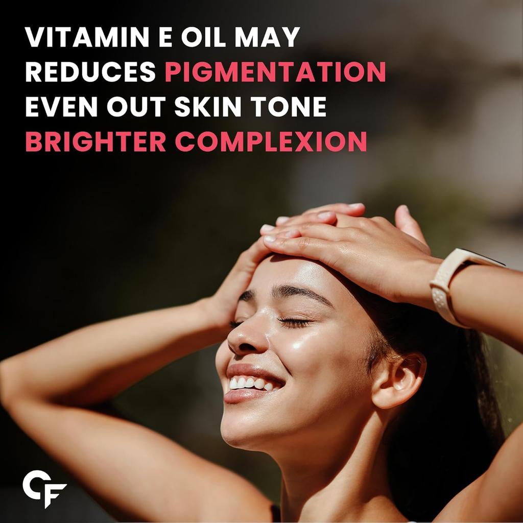 Carbamide Forte Vitamin E Oil For Face And Hair 15000 IU Pharma Grade Tested Purity Daily Skin Hair Care 30 ml