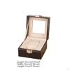 Single Watch Display Box DustResistant Soft Interior Lining