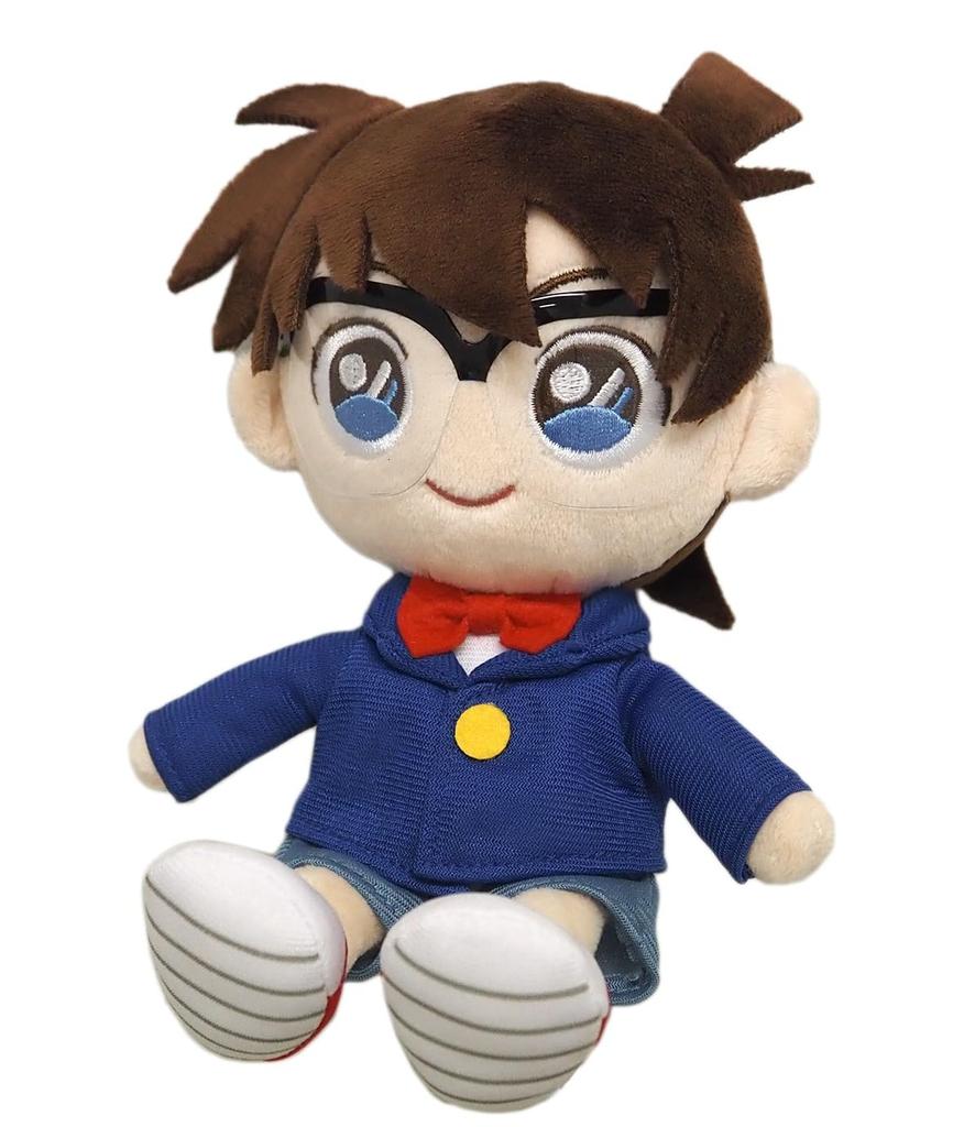 San-Ei Boeki Detective Conan Fluffy Friends Edogawa Conan (S) W10 X D9 X H14.5cm Plush Toy FCN01