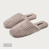 Fashion Comfort Warm Satin Couple Cotton Shoes Concise Casual Home Slippers Fashion Checkered Non-slip Designer Shoes Pantuflas De Mujer