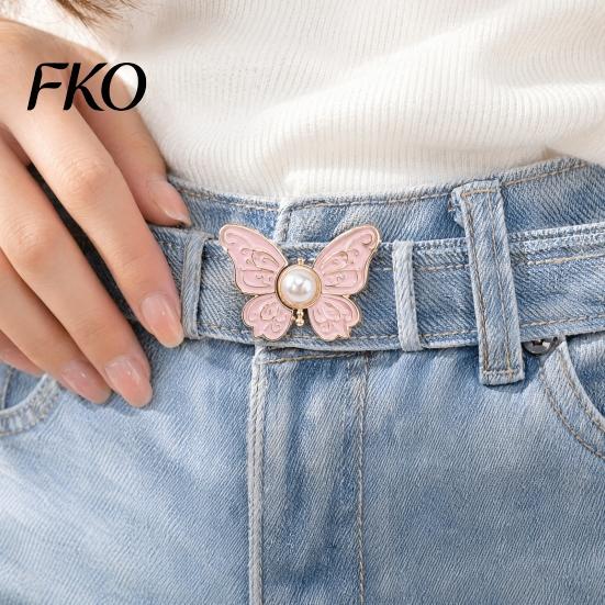 Skirt Fashion Accessory Pin Waist Tightener Butterfly Pins, No-Sew Pants Tighteners, Removable No Tools Clothing Adjuster Pins for Loose Jeans