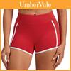 Damen Colorblock Yoga-Shorts mit hohem Elasthan-Anteil für Laufen und Fitnesstraining