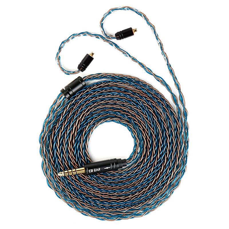 2025 KBEAR ST-12plus Earphone 2m 8-Core OFC Balanced Upgrade Cable