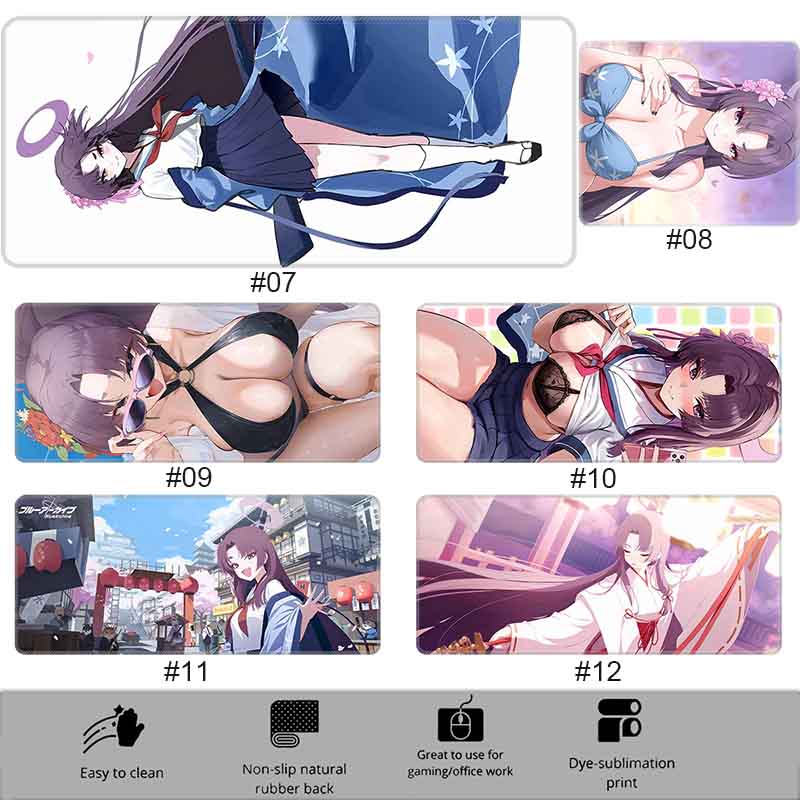 New HD BA Buraka Mouse Pad Pretty Yukari Gaming Desk Mat Pc Gamer Mouse Mats Deskmat Laptop Mousepad Rug Xxl Keyboard Mat