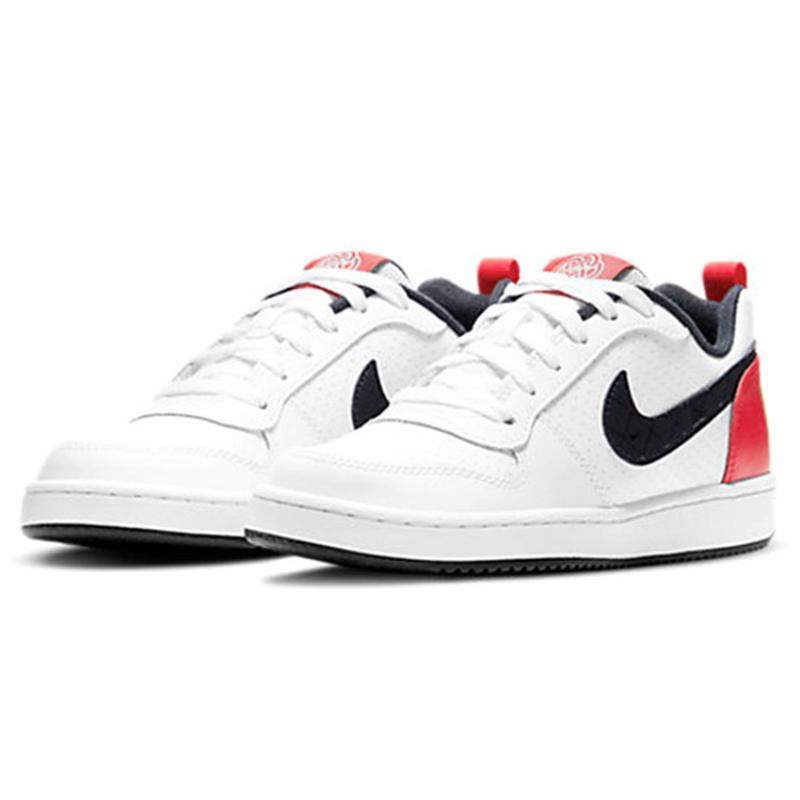 Nike Court Borough Low GS 'White University Red Gold' Sneakers DD8495-106