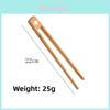 Bamboo Toaster Tongs With Magnetic Grip For Kitchen Cooking And Food Handling