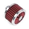 2 Stück Rote Universelle 23mm Auto Push-In Hochfluss Entlüftungsventilabdeckung Entlüftungsfilter