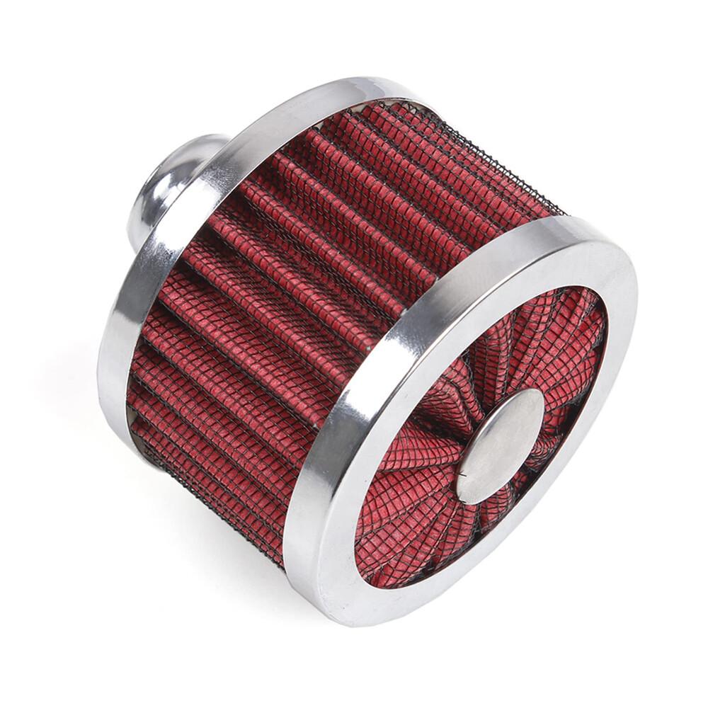 2 Stück Rote Universelle 23mm Auto Push-In Hochfluss Entlüftungsventilabdeckung Entlüftungsfilter