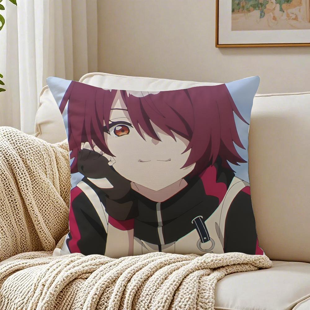 Trending Arknights Exusiai 2D Game Cushion Cover Pillowcase Antidustmite living Room Sofa Decor Cushion Room