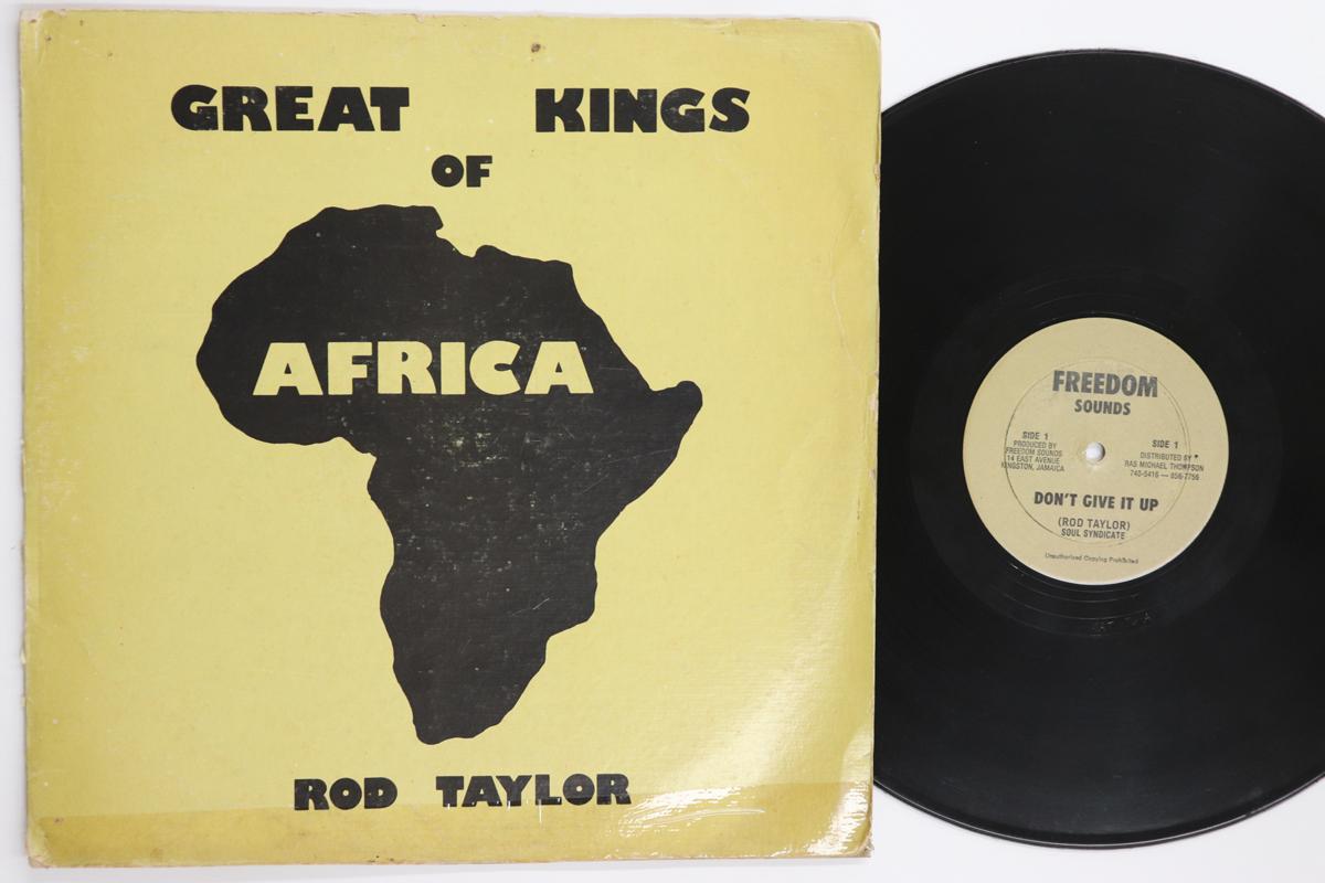 

12inch Record ROD TAYLOR Great Kings Of Africa Dont Give It NONE FREEDOM SOUNDS Jamaica Reggae Ska Dub Used