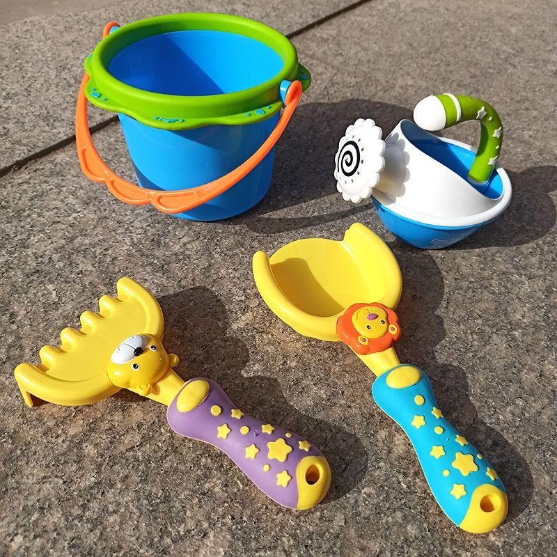 Children Beach Toy Suit Shovel Bucket Playing with Soil Baby Sand Digging Tool Sand Boys and Girls Sea Treasure Edge