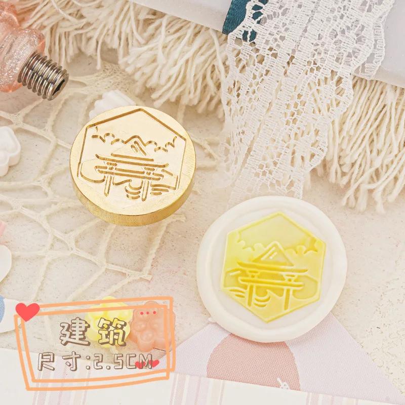 Cute Cat Rabbit Series Wax Seal Brass Carved Wax Stamp Head DIY Hand Wedding Invitation Decoration for Card Making Wax Seal