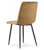 Lava Chair - Brown Velvet / Black Legs X 4