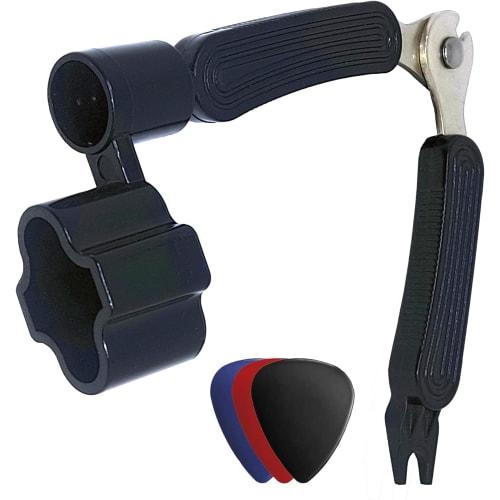 

Rockson String Winder, Guitar Pinch Puller/Nipper, 3-Pick Set