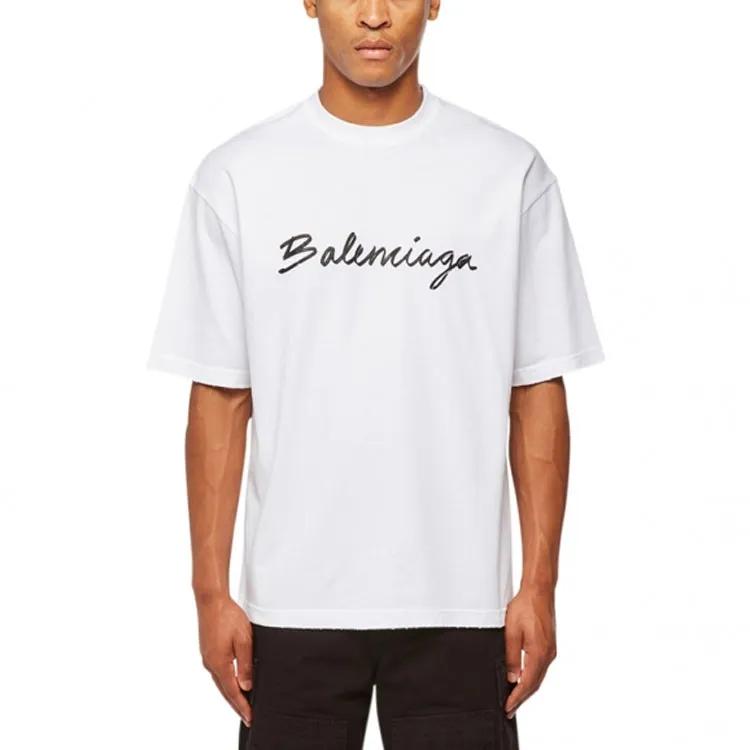 Balenciaga FW22 T Shirt Regular Men's White (Unisex) T-Shirts 612966TMVB49040