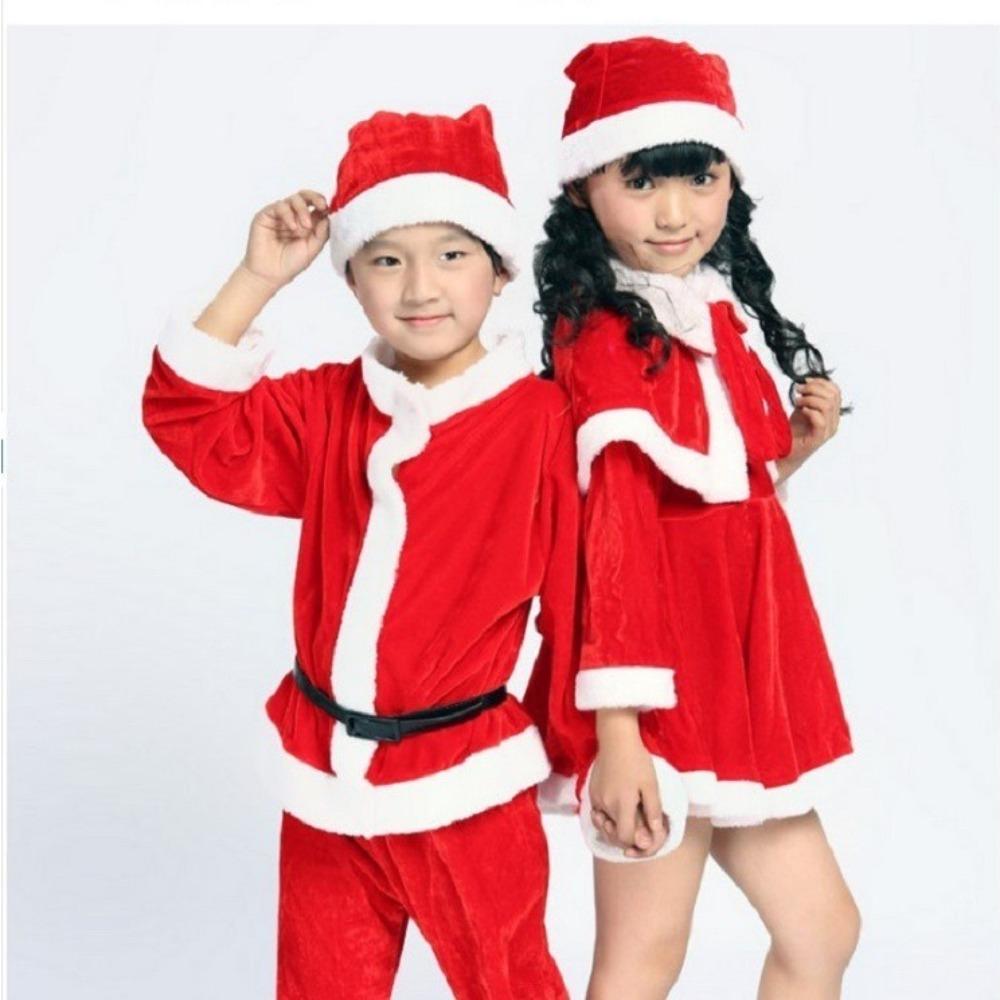Classic Children Christmas Clothes New Year Xmas Suit Wear Cosplay Costume Set  Boys Girls Toddler