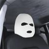 Husă universală pentru tetiera scaun auto Balaclava cu 3 găuri Capacul complet Halloween Crăciun Decorație amuzantă pentru mașină